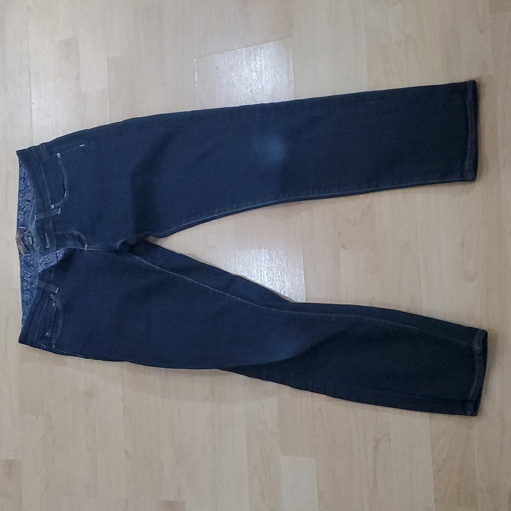 Paige Dark Blue Jeans